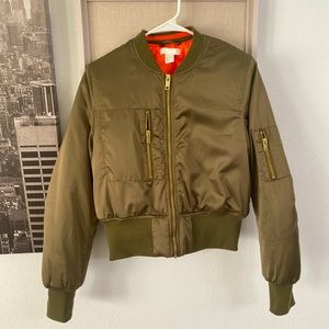 Olive Puffer Jacket